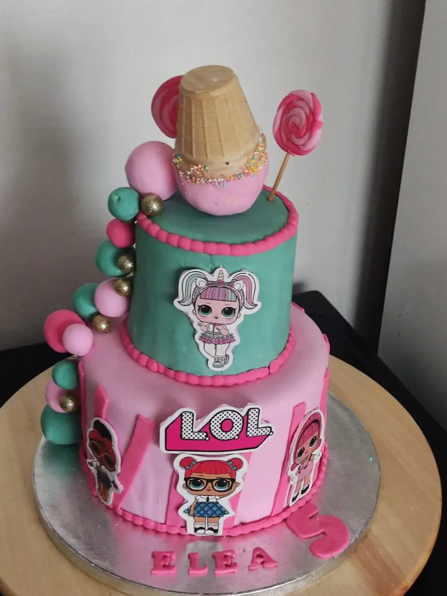 Number cake réalisé sur commande par Esperanza