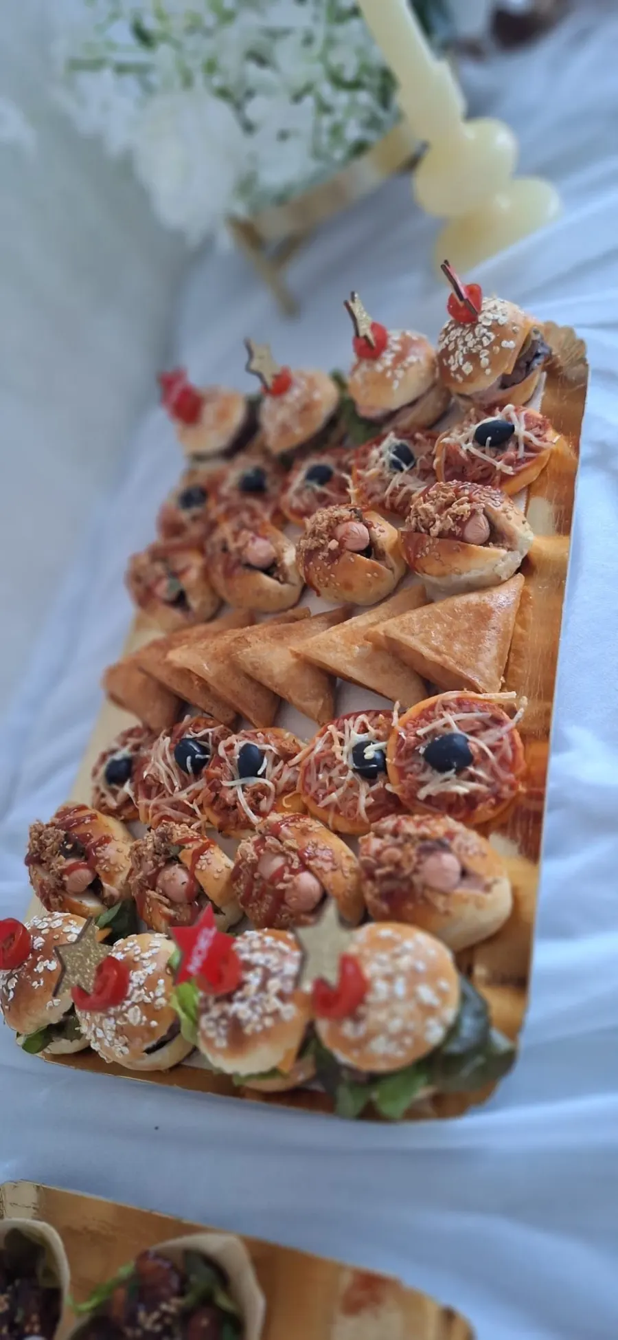 Assortiment salé pour apéritif dînatoire dans le Nord