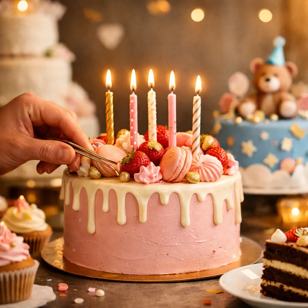 Gâteaux d'anniversaire artisanaux préparés par Esperanza pâtisserie traiteur dans le Nord